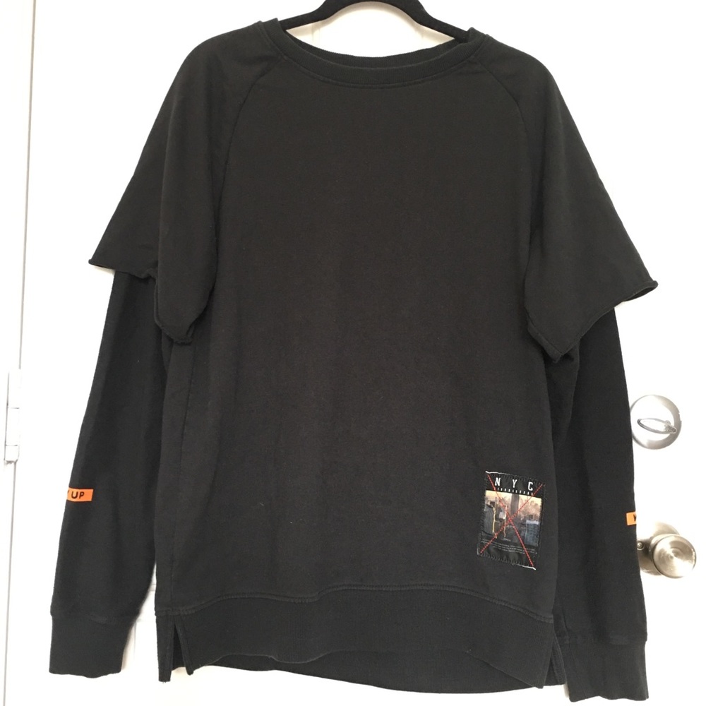 3/$15💜Black Men Sweatshirt